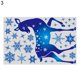 thumbnail image 1 of Las ventanas de farfi están pegadas con copos de nieve estáticos, los alces están estampados y los lindos factores navideños están pegados en casa., 1 of 5