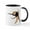 White/Black Inside, variant on CafePress - Sleepy Red Panda Mug - 11 oz Ceramic Mug - Novelty Coffee Tea Cup