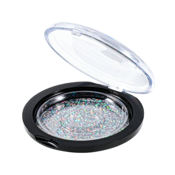 Unique Bargains 1 Set Round Eyelash Storage Case Clear Colorful Acrylic