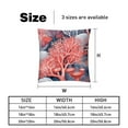 thumbnail image 5 of Coral Elegant Velvet Throw Pillow Covers Set with Unique Patterns - 16x16", 18x18", 20x20" - Pack of 2 for Chair Pillow Covers and Various Occasions, 5 of 6