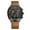 Brown, variant on BOZLUN Mens Watches Big Face Leather Waterproof Date Analog Quartz Watch Fashion Business Chronograph Watches for Men