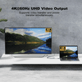 thumbnail image 3 of Cable de extensión USB 4K, cable tipo C macho a hembra, Ultra HD, 20 Gbps, 240 W, transmisión rápida de datos HD, 1 m, 3 of 5
