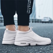 BUBUDENG Shoes for Men Comfortable Walking Shoes Lightweight Athletic Running Sneakers Sports Slip on Casual Shoes