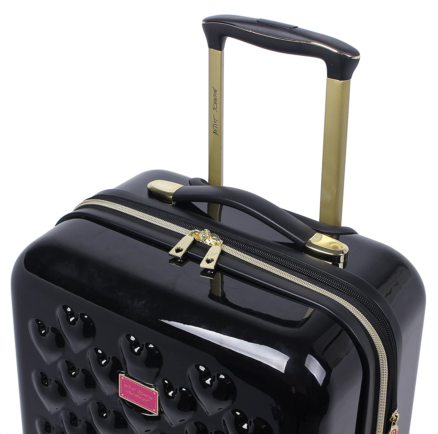 Betsey Johnson 26 Inch Checked Luggage Collection - Expandable