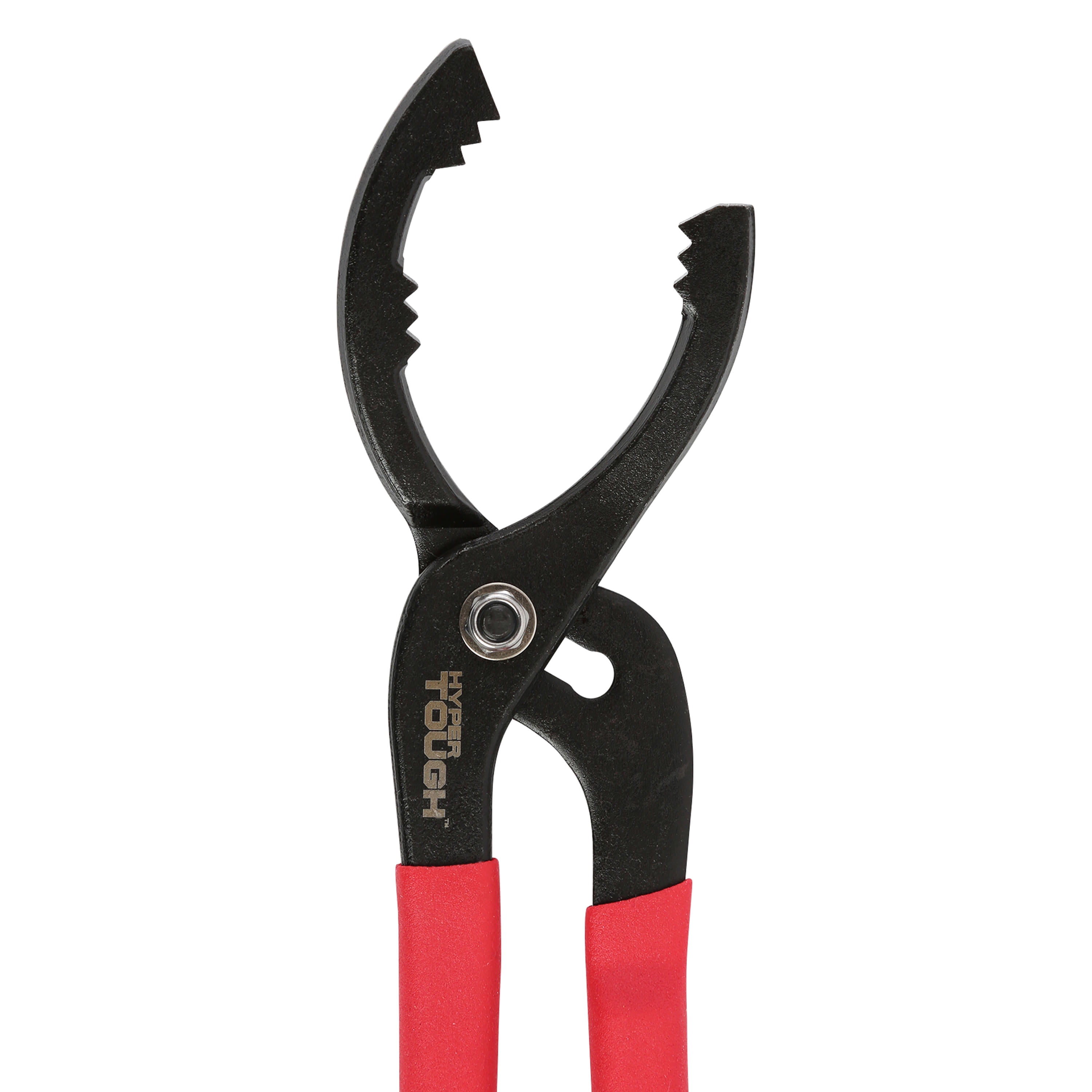Hyper Tough Slip Joint Adjustable Oil Filter Pliers, Steel, 12 inch