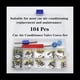 thumbnail image 3 of 104 Uds. Surtido de NúCleos de VáLvulas de Aire Acondicionado para Coche A/C AC Shrader Valve Core & Tool R134 R12 HVAC Kit de VáLvulas, 3 of 5