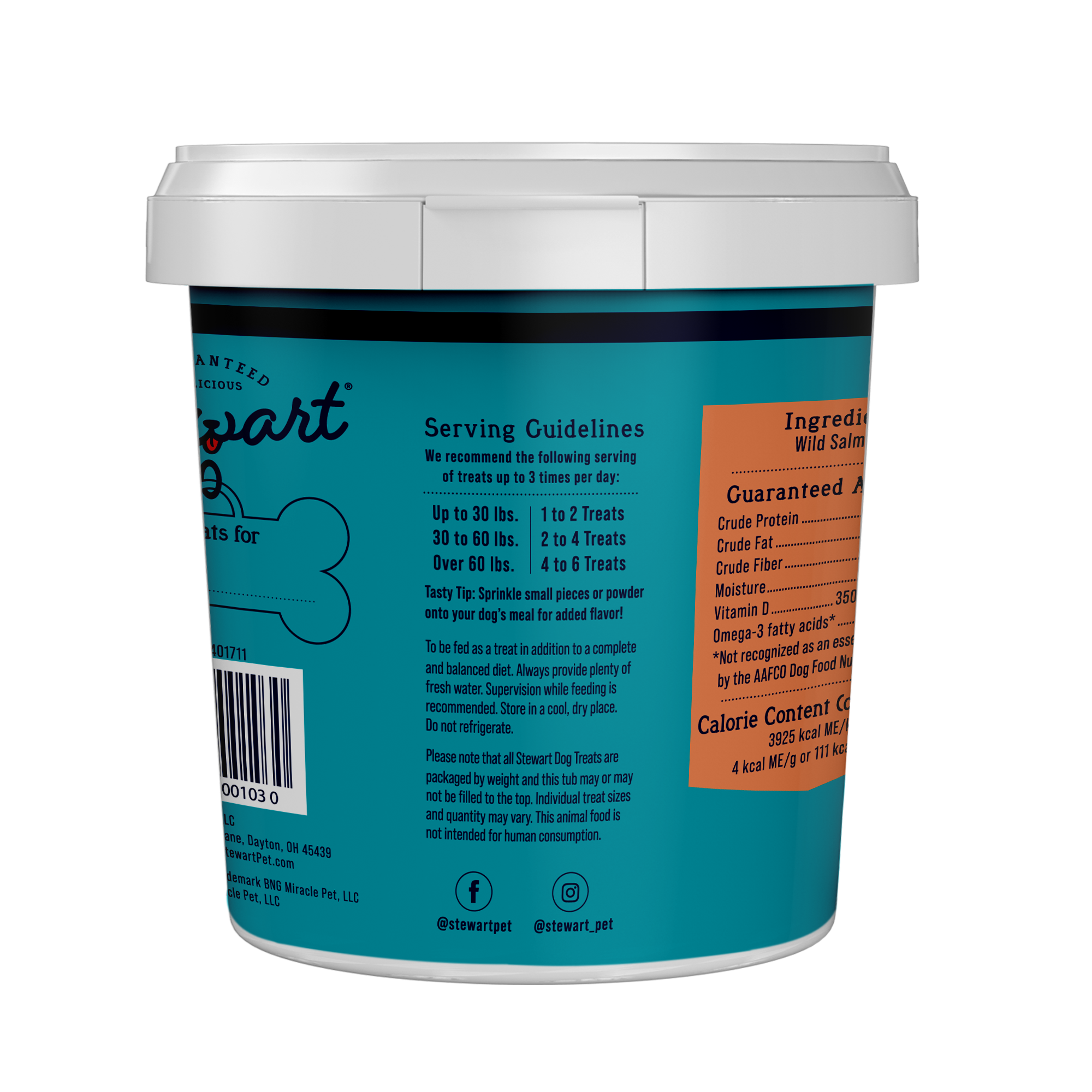 Stewart Freeze Dried Raw Salmon Training Treats, 9.5 oz photo 8