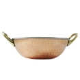 thumbnail image 3 of Tableware Serving Karahi Copper Steel Utensils Kitchenware India Dia 6" Inches, 3 of 7