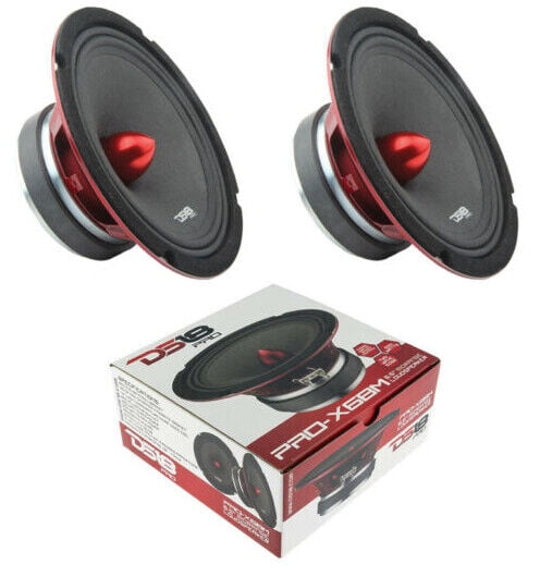 2x DS18 PRO-X698BM + 2x PRO-X6BM 6x9 & 6.5 Midrange Bullet Loud Speakers – 900W RMS
