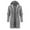 Gray, variant on YYDGH Mens Hooded Sweater Coat Single Breasted Thermal Winter Trench Jacket Overcoat Classic Fit Long Sleeve Knitwear Peacoat With Pockets Gray L