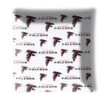 thumbnail image 1 of 888 Cool Fans L-0001002 12 in. Atlanta Falcons Square Semi Flush Mount Ceiling Lamp, 1 of 1