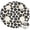 Black and White-1, variant on Black and Brown Leopard Print Round Fitted Tablecloth with Elastic Edge, Waterproof Dining Table Cover for Indoor Outdoor Camping and Daily Use