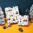 thumbnail image 4 of Christmas Wrapping Paper Funny Christmas Tree Truck Design, 4 of 15