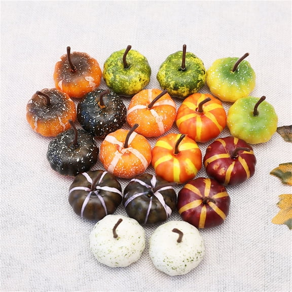 Clearance Under $1 Mini Foam Pumpkins – Assorted Colors Fall Table Decor