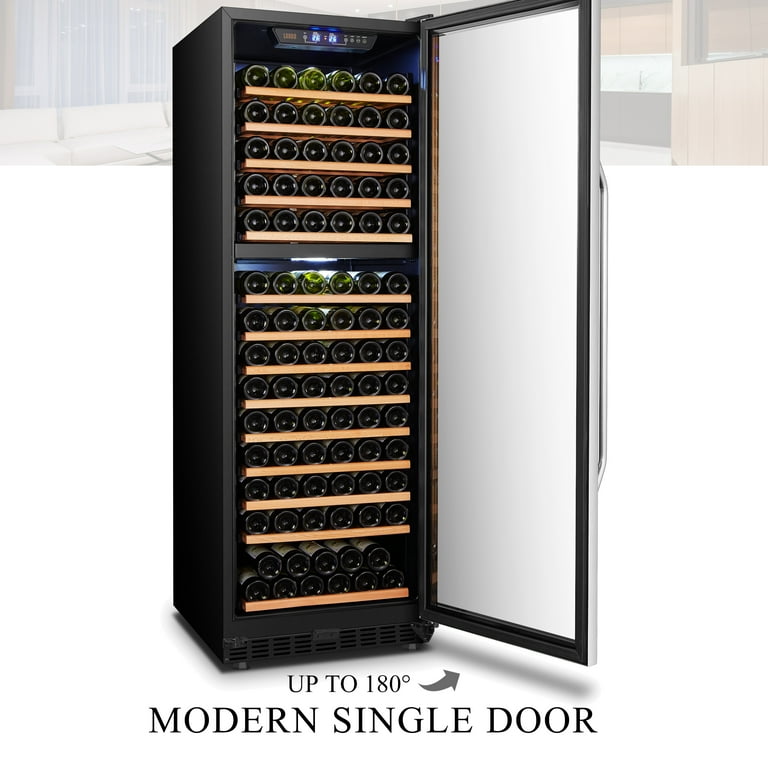 Lanbo 154 Bottle 24 inch Width Compressor Dual Zone Wine Cooler