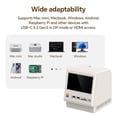 thumbnail image 4 of Dock Station Retro WOKYIS M5 con pantalla HD de 5" y USB-C 10 Gbps, 4 of 9