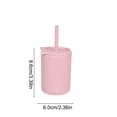 thumbnail image 3 of Dvumao Silicone Cup, Spill Proof Cup with Lid & Straw, Shatterproof & Dishwasher Safe, 3 of 6