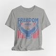 thumbnail image 2 of Unisex Freedom US Flag and Eagle 4th July Cotton Shirt, 2 of 10