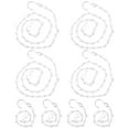 thumbnail image 3 of 8pcs Silver Iron Hanging Chains for Home Decor with Adjustable Hooks Beautify Living Environment, 3 of 9