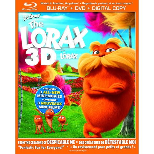 Dr. Seuss' Le Lorax (Blu-ray 3D + Blu-ray + DVD + Copie Numérique)