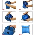 thumbnail image 2 of Mini Head Sun Shelter Tent, Pop Up Face Sun Shade Canopy with Phone Holder, Portable Beach Tent (Blue, 1pc), 2 of 5
