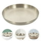 thumbnail image 3 of EeaseMX Plato de alimentos de acero inoxidable bandeja inoxidable bandeja de bandeja de fruta de bandeja para servir plato de almacenamiento para el hogar, 3 of 7