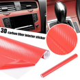thumbnail image 4 of A DIY 3D Car Interior Accessories Panel Carbon Fiber Vinyl Wrap Car Sticker 5co E6D8, 4 of 9