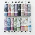 thumbnail image 4 of Flower Print Hijab Laser Cut Edge Headscarf Premium Cotton Voile Soft Fashion Square Scarf, 4 of 7