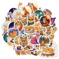 thumbnail image 4 of 35pcs Cute Cartoon Fox Stationery Stickers Funny Animal Stickers for Phone Luggage Laptop, 4 of 9