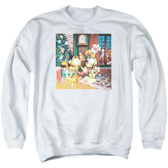 Garfield Men's  Odie Tree Sweatshirt White
