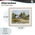 thumbnail image 4 of Stupell Industries Traditional Barn Field Landscape Birch Framed Print Under Glass, 21 x 17, by Susan Winget, 4 of 8