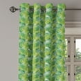 thumbnail image 2 of Ambesonne Plant Grommet Curtain, Colorful Illustration Natural, 50" x 84", Fern Green Lime Green, 2 of 6