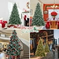thumbnail image 5 of Yexmas 9ft Pre-Lighted Christmas Tree, 8 Modes LED Lights, Artificial Xmas Tree with Large Storage Bag, 5 of 13