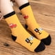thumbnail image 3 of Qarigey 10 unids/set calcetines de dibujos animados para niñas y niños con calcetines de tela cálidos y transpirables para niñas calcetines Medias Edad 1-3, 3 of 6