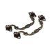 thumbnail image 3 of Tiradores de cajones de muebles de madera Uxcell, tono bronce, 90 mm x 37 mm, 4 piezas, 3 of 5