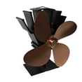 thumbnail image 1 of FlyFlise 4-Blade Heat Powered Stoves Fan Fireplace Log Wood Burning, 1 of 5