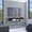 Light Gray, variant on Entertainment Centers, Adel 51" Wide Tv Stand with One Door Cabinet , Four Open Shelves, Cable Management, Living Room, Tv Room Black, Black TV Stands With Storage,Mdf Small TV Stands