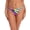 Neon Striped, variant on Women's White Strappy Sexy Thong Bikini Swimsuit Bottom String Bikini Panty Bathing Suit