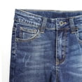 thumbnail image 4 of KIDSCOOL SPACE Boy Jeans,Kid Ripped Elastic Band Inside Slim Fit Denim Jeans Pants,Blue,7-8 Years, 4 of 6