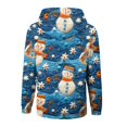 thumbnail image 6 of Women Lined Plush Sweat Jacket With Hood Autumn Winter Warm Hooded Jacket Loose Coat Pockets Large Sizes Hoodie Sweatshirt, 6 of 7