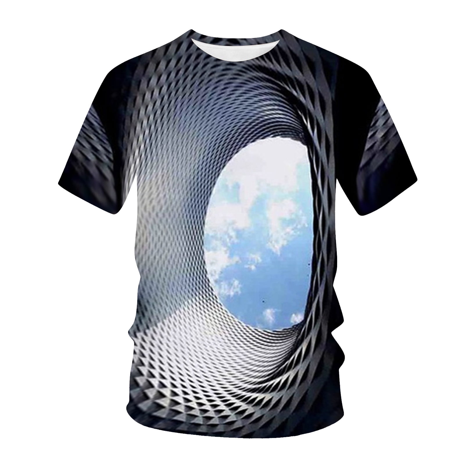 Hot Sale! New Fashion Women's/Men's Hypnotic Funny 3D Print Casual T-Shirt