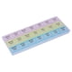 thumbnail image 1 of Estuche organizador de almacenamiento contenedor 7 días semanal transparente tapa de 21 compartimentos pastillero para tableta soporte para medicina, 1 of 5
