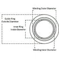 thumbnail image 5 of Spiral Wound Gasket with Flexible Graphite Filler for 8" Pipe with Inner Ring, Pressure Class 150#, 304 Stainless Steel (Pack of 6), 5 of 9