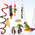 thumbnail image 2 of 7PCS Combination Parrot Toy Bird Articles Parrot Bite Toy Bird Toys, 2 of 6