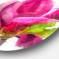 thumbnail image 3 of Designart - Grande Uvre d'Art Florale en Métal Rose Magnolia, 3 of 4