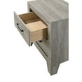 thumbnail image 6 of Contemporary 4pc Twin Size Platform Bedroom Set Gray Finish Bed Dresser Mirror Nightstand Wooden Bedroom Furniture, 6 of 6