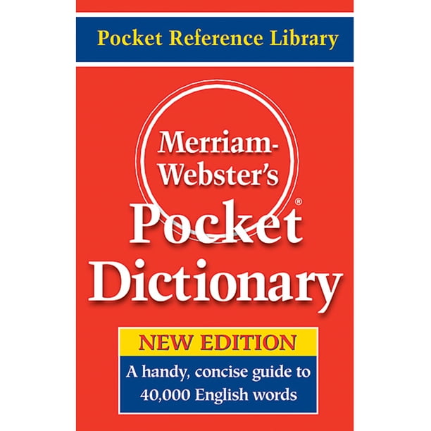 Merriamwebster's Pocket Dictionary