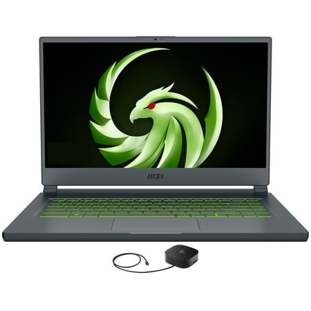 MSI Delta 15 Gaming/Entertainment Laptop (AMD Ryzen 7 5800H 8-Core, 15.6in 240Hz Full HD (1920x1080), AMD RX 6700M, 32GB RAM, Win 11 Pro) with G2 Universal Dock