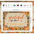 thumbnail image 6 of Fall Thank You for All You Do Backdrop Autumn Thanksgiving We are So Grateful for You Photography Background Pumpkin Friendsgiving Party Decorations Banner Photo Booth Props, 6 of 6