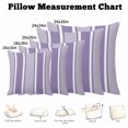thumbnail image 5 of Throw Pillow Covers, Purple Stripe 24x24 Pillow Covers for Couch/Sofa/Bed, Boho Striped Modern Minimalist Geometric Lines Decorative Square Linen Cushion Pillowcase for Home Decor, 5 of 9